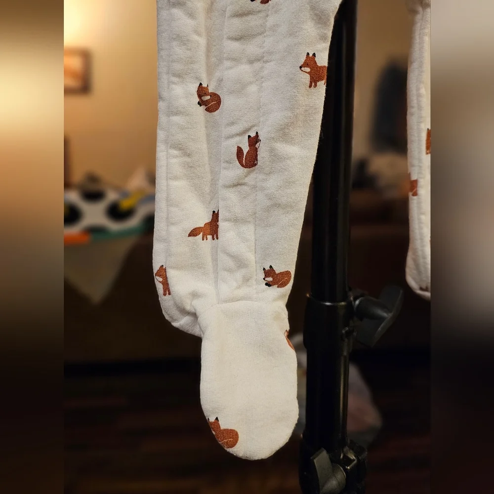 NWOT | Jacadi Baby Fleece Footed Pajamas